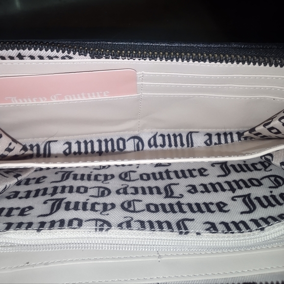 BNWT juicy couture rose print vinyl wallet - Picture 3 of 4
